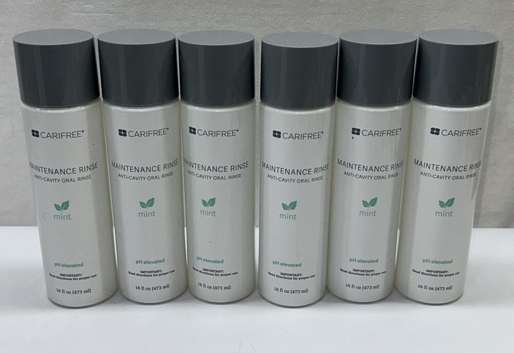 6x CariFree Maintenance Rinse, Mint, Anti-Cavity Oral Rinse Exp 2027 FREE SHIP!